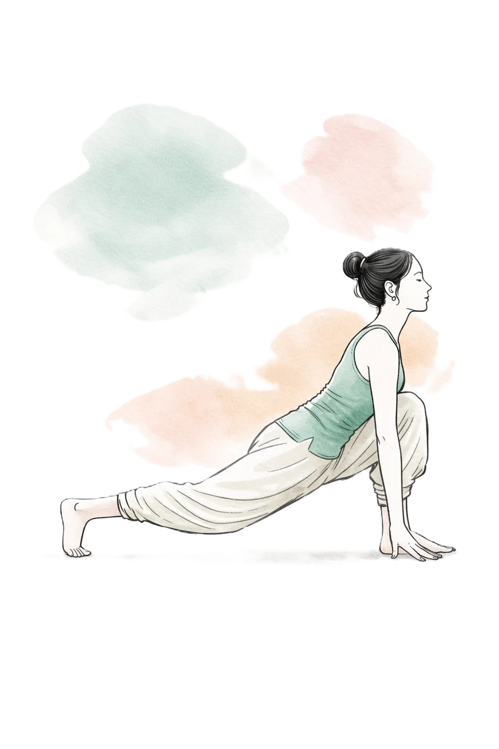 Step 4 of 12 — Ashwa Sanchalan Asana: equestrian lunge